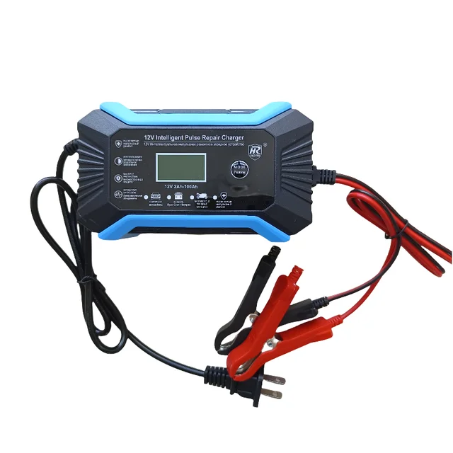 12V6A Automatic Smart Battery Charger   lead acid battery charger intelligent automatic car truck start stop battery charger