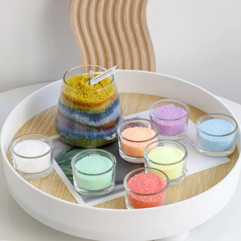 2024 New Products Natural Pearl Granulated Sand Candle Wax Beads Making Supplies For Wedding