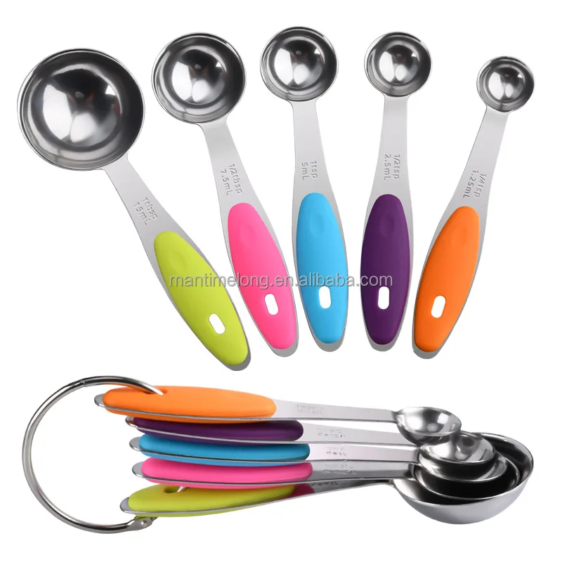 10 Pcs Set Stainless Steel Measuring Cups and Spoons| Alibaba.com
