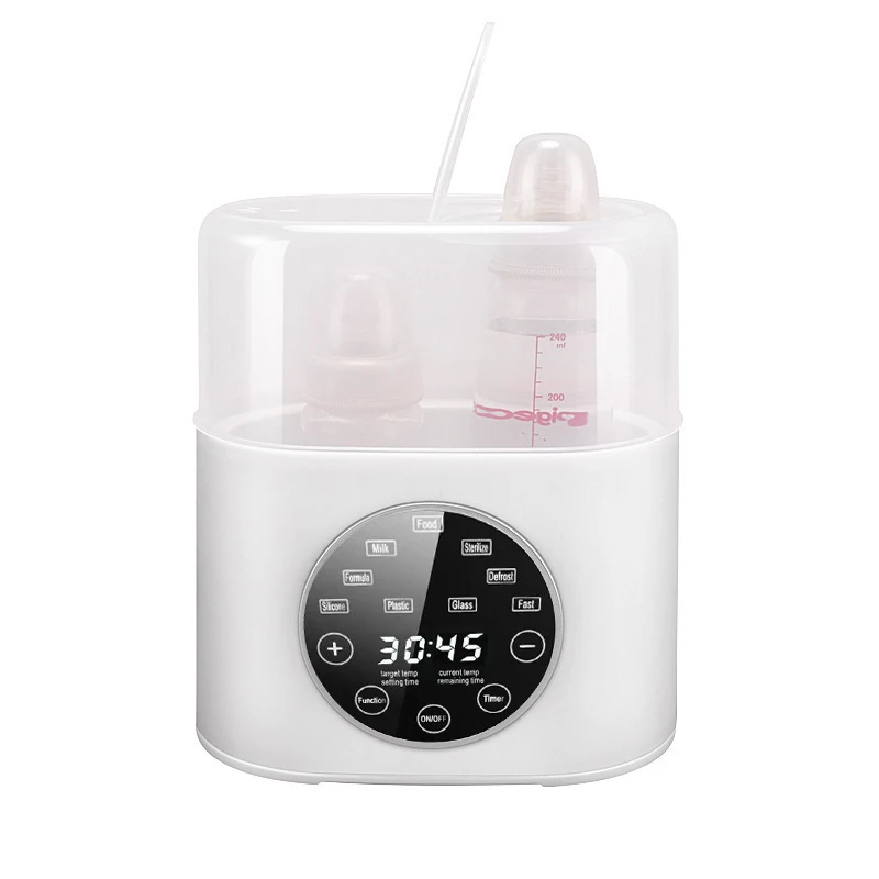 Multi Function Round Touch Screen Baby Milk Feeding Bottle Disinfection Milk Bottle Warmer Portable