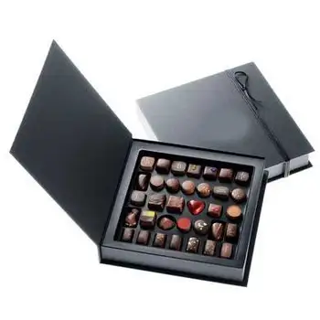 Custom Dubai Dates Box Chocolate Packaging With Ribbon Flip Box With ...