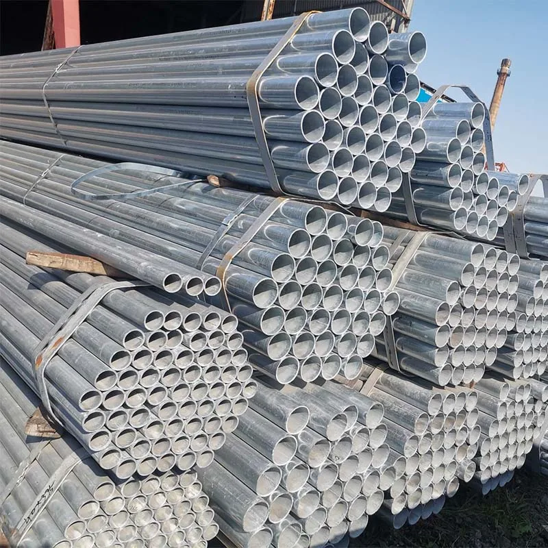 Hot Dipped Galvanized Steel Pipes in Various Sizes 1/2 3/4 Inch