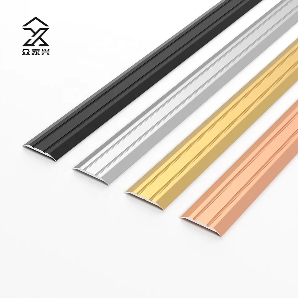 Anti-Slipping Matt Flooring Trims Decoration T Shape Laminate Flooring Aluminum Alloy Edge Trim profile Transit Strip Floor