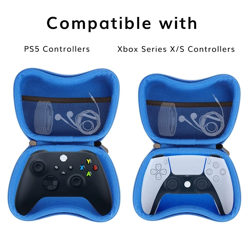 GHKJOK Ps5 Controller Case Game Controller Protective Bag for PS5 PS4 Game Accessories