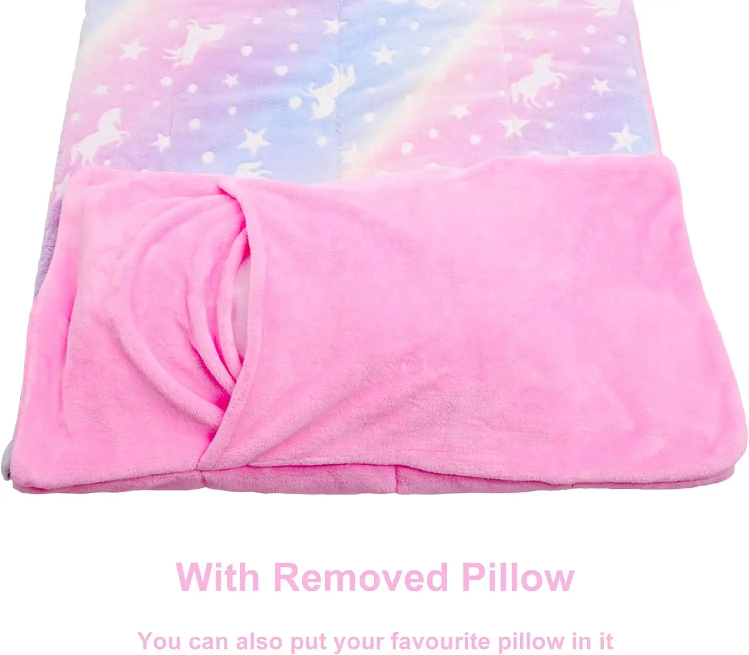 Sacchi a pelo per bambini per ragazze che si illuminano al buio