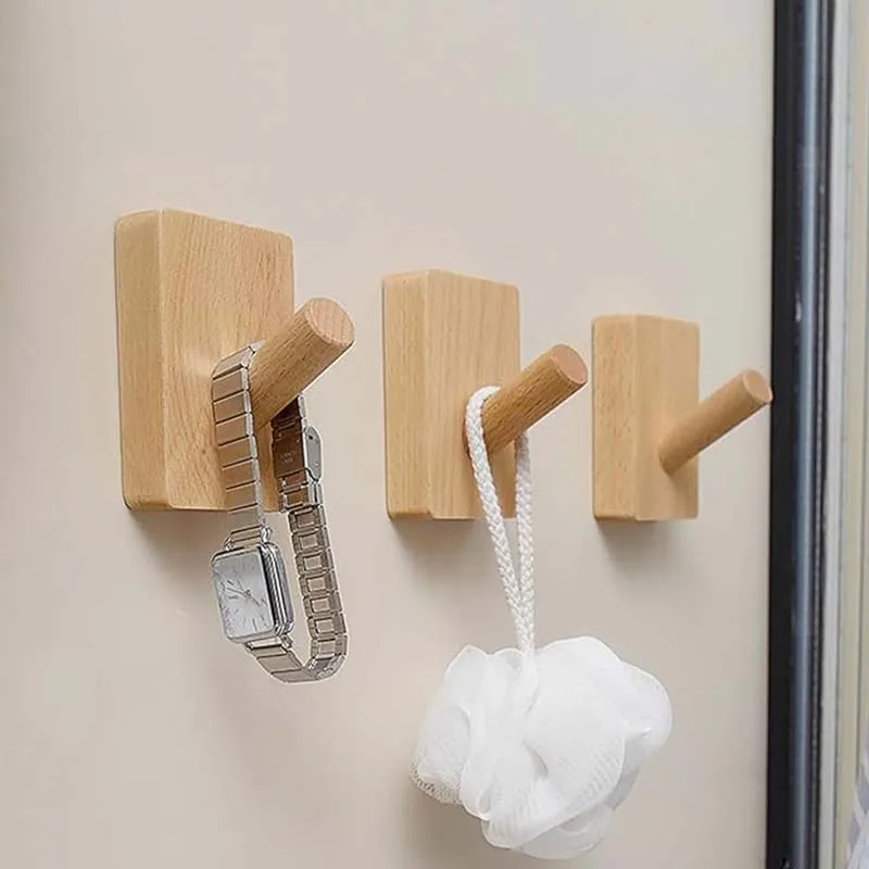 Madera Perchas Para Colgar Sombreros Perchero De Madera Pared