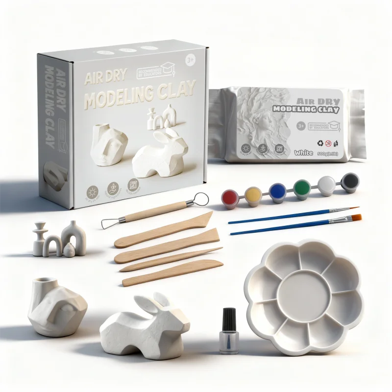 アーティスト向けハンドメイド高級陶芸用粘土：焼き付け・乾燥・造形・プレイドウ・スライム制作、セラミクスおよびアートツール用