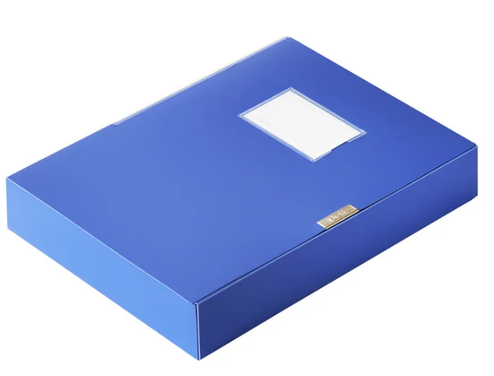 Офисная коробка для хранения данных формата А4, пластиковая коробка для хранения файлов 75 мм