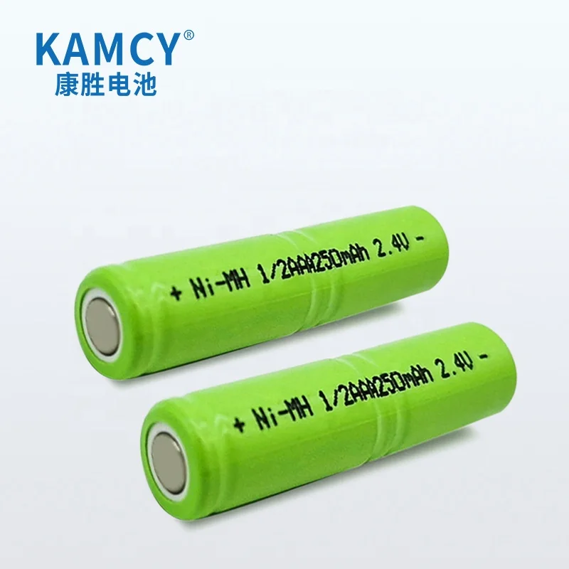 高品質ニッケル水素1/2AAA充電式電池2.4V 2S 250mAhニッケル水素電池
