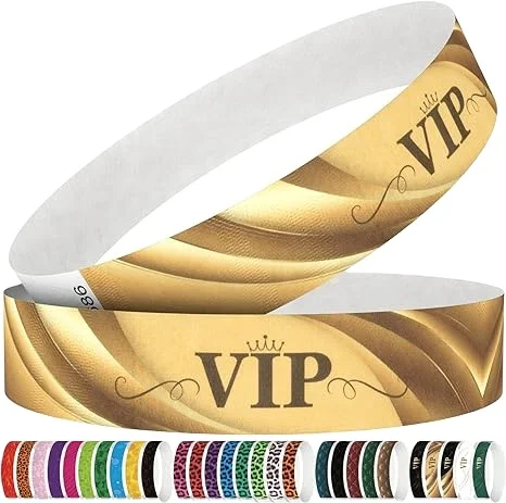 High Quality Multipurpose One Time Use Paper Bracelets Meeting Tyvek Admission  Paper Tyvek Wristband