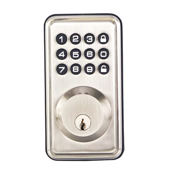 Noiseless operation digital home gate tuya wi-fi electronic smart door lock biometric keypad safe lock smart door lock deadbolt