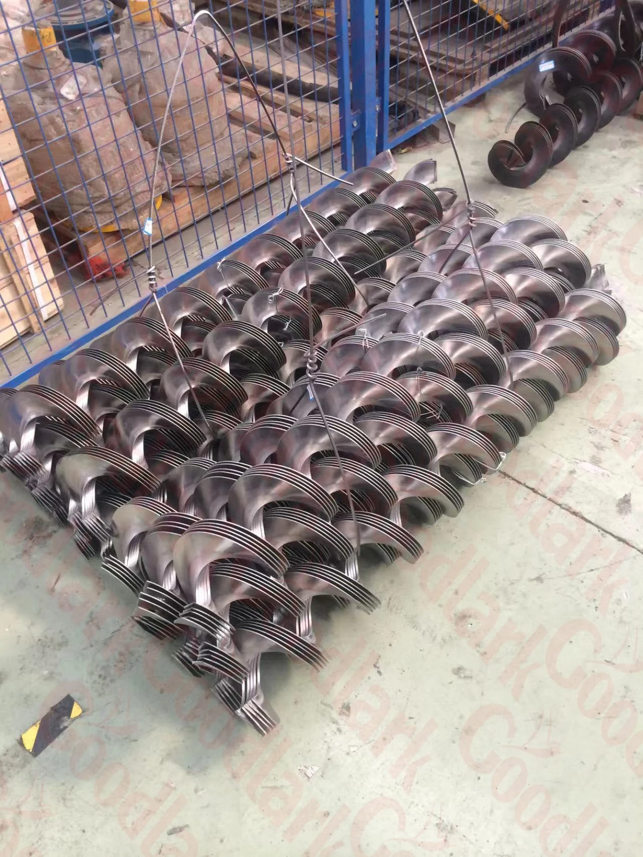 High Quality Spiral Blade Continuous Cold Rolling Blade Helical Blade of Screw Conveyor