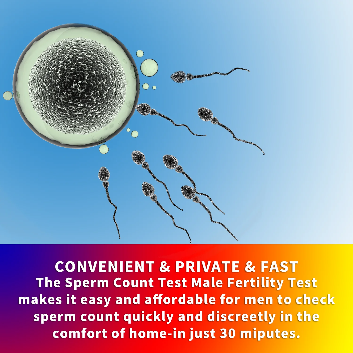 Male Fertility Starter Test Kit Male Sperm At Home Test Sperm Count