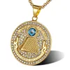 Gold single pendant