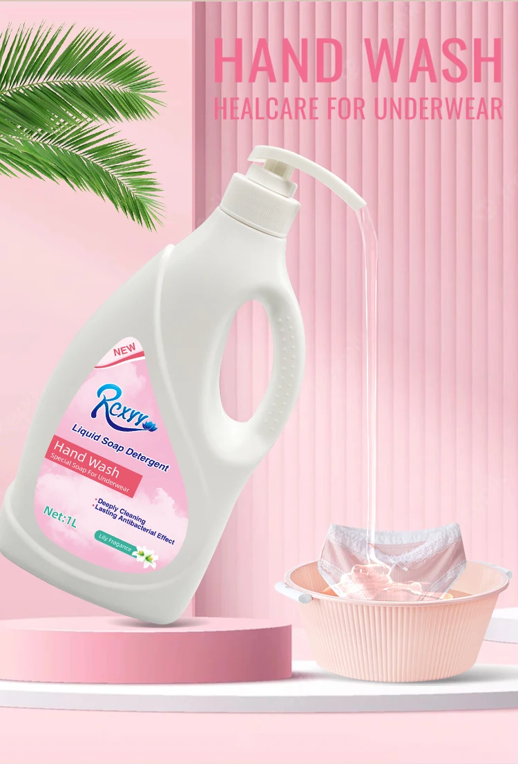 600ml OEM High Quality Deeply Cleaning Ladies underwear clothes cleaning  Liquid Soap Detergent