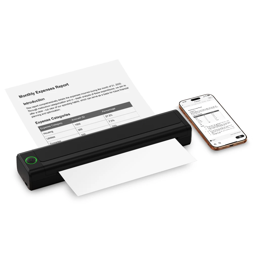 NEWYES New Support A4 Letter Size Paper Mini Wireless Portable