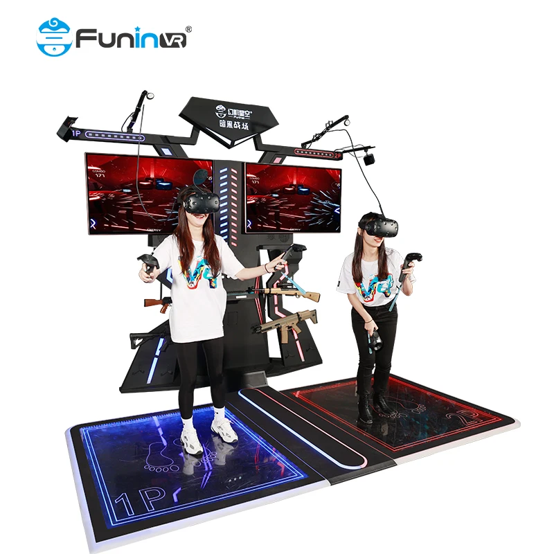 Funin VR FPS Arena Music Game Standing Vr Virtual Reality 9d Vr Gun Game Machine Shooting Game