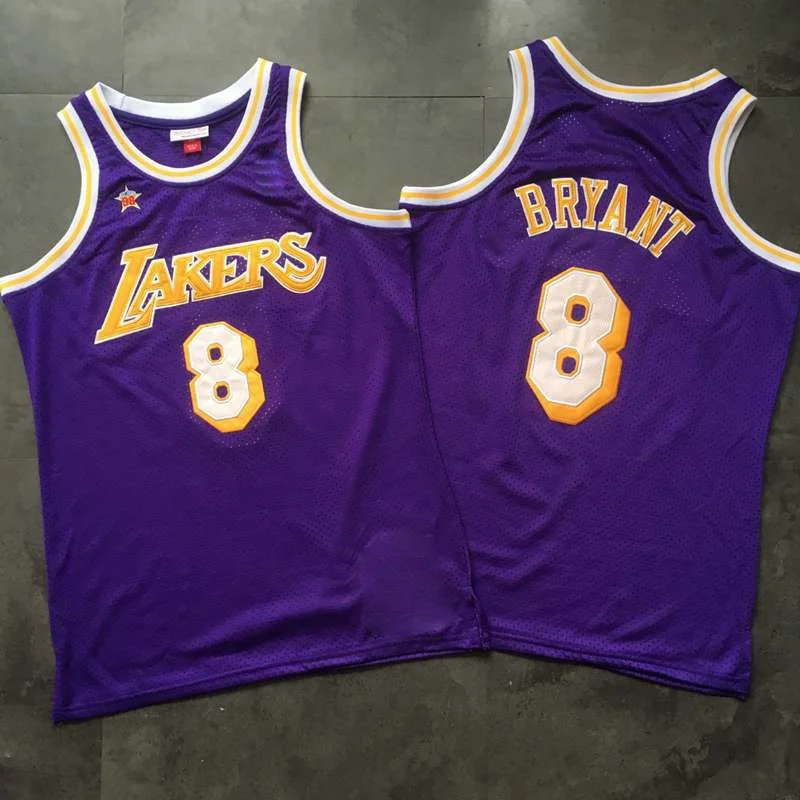 Camiseta de Puro algod/ón JRJ Kobe Bryant 8 Baloncesto Jersey Hombres Camisa De Manga Corta Ropa para Sudadera