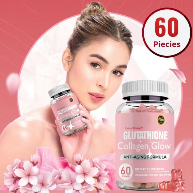 glutathione collagen glow strawberry Nature OEM Private Label Gluta-thione Collagen