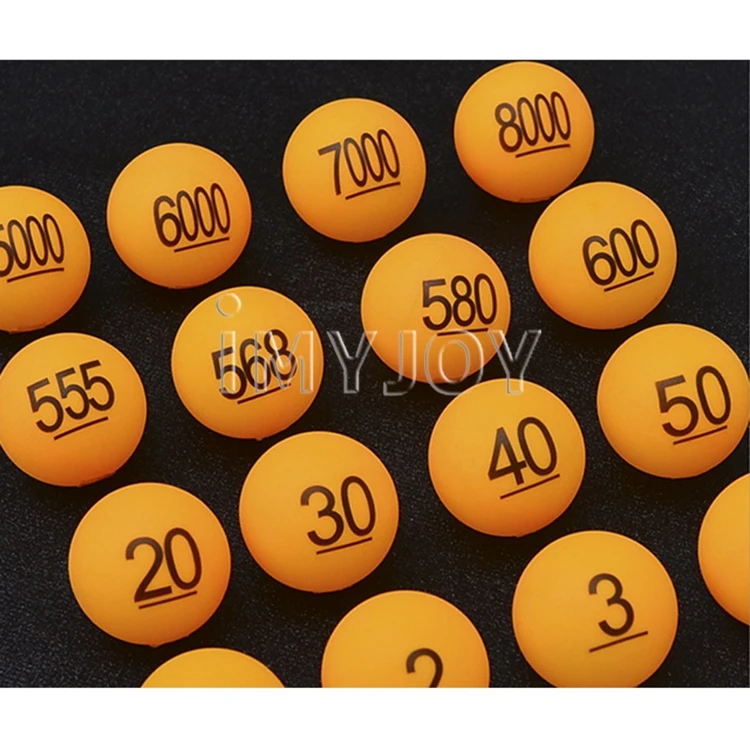 50 palline da lotteria, 3 cm, in plastica per riempire, palline da