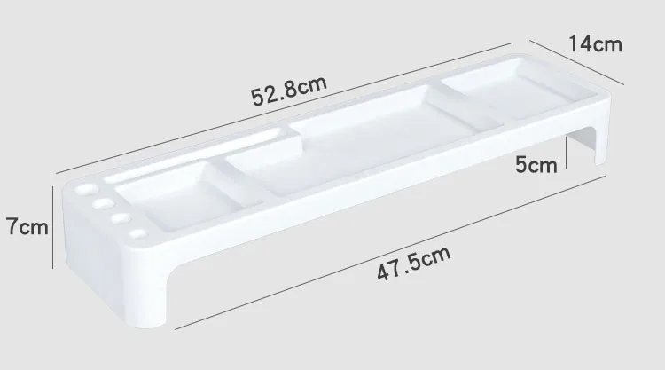 Memo Rack Office Desk Stationary Holders Memo Tray Table Shelf Keyboard Rack ...