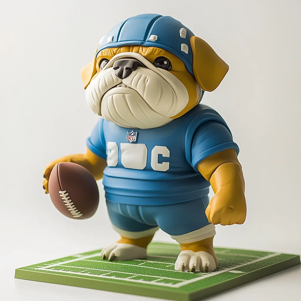 Custom New Style Small PVC Vinyl Figure Designer Cartoon Plastic Collectibles Football Action Figure