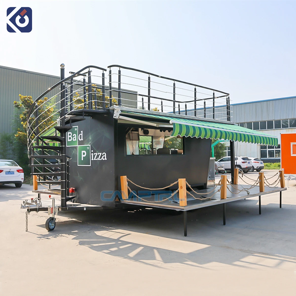 Street Mobile Food Van Trailer Cupcake Vending Trailers for Fast Food Truck Hot Sale caravan