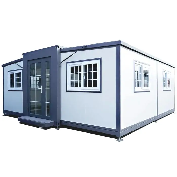 Ready to Ship 20ft Prefabricated Expandable Container House Prefab Mobile Tiny Home 2 3 4 Bedroom with Kitchen and Bathroom