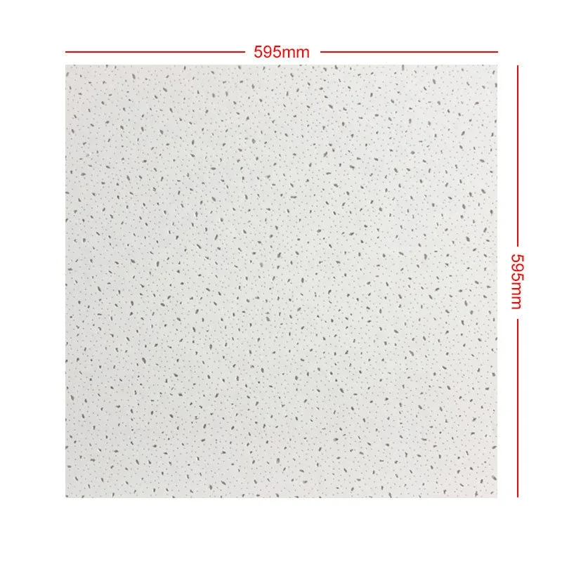 Hochwertige Mineralfaser-deckenplatten Mit Abhängesystemen Akustische Decke Mineralfaserplatte