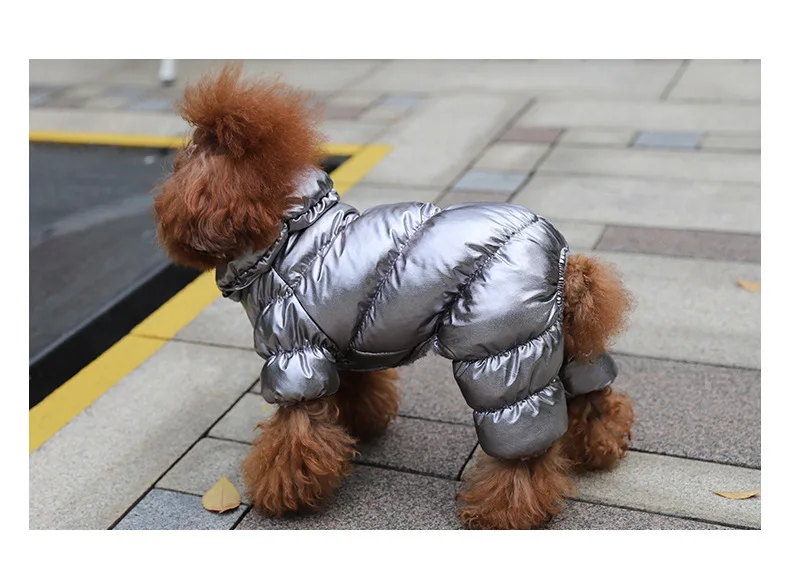 Best Selling Luxury Pet Clothes Dog Coats Wholesale 7 Colors Winter Thick Warm Windproof Pet Jacket For Puppy Teddy P