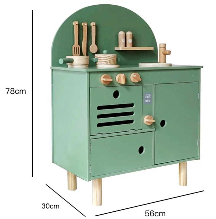 Скандинавская имитация кухонных игрушек, посуда, деревянные игрушки