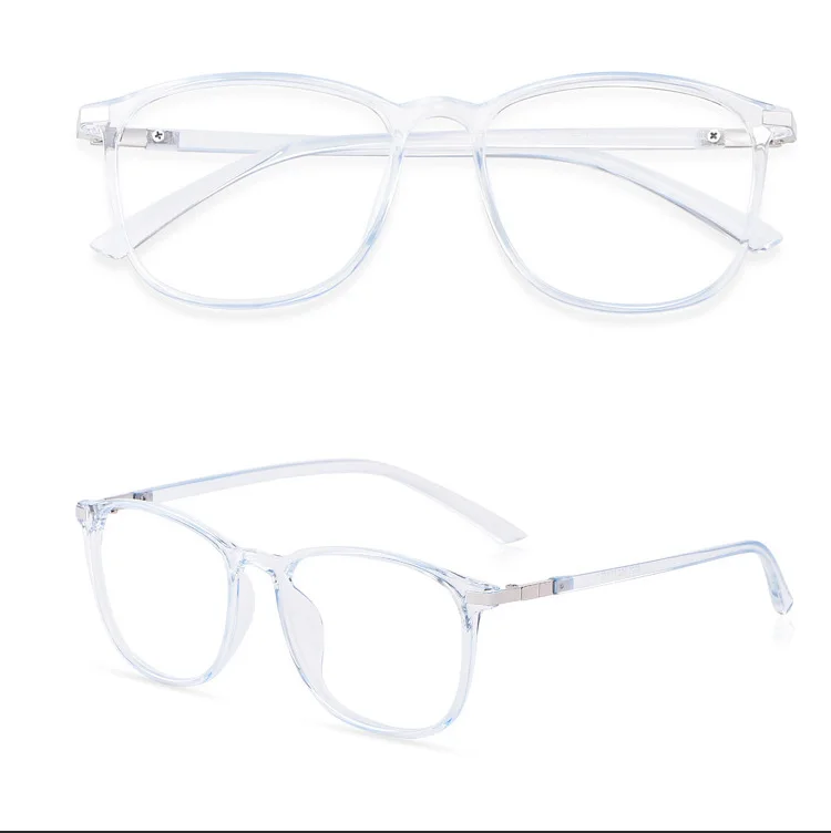 Transparent Eyeglasses Frame Clear TR90 Optical Glasses for Man Women