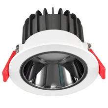 Waterproof LED Downlights 7W 9W 15W 20W 30W Round Anti-fog Spot Lights Toilet Sauna Bathroom IP65 COB Recessed LED Downlight