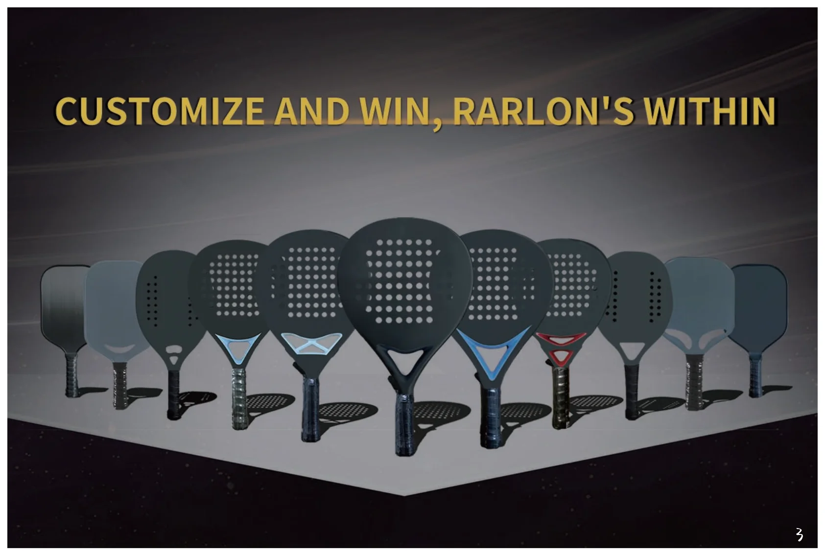 Padel Rackets Customized 18k Racket Padel