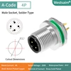 M12-A-4P ชาย M12 * 1.0