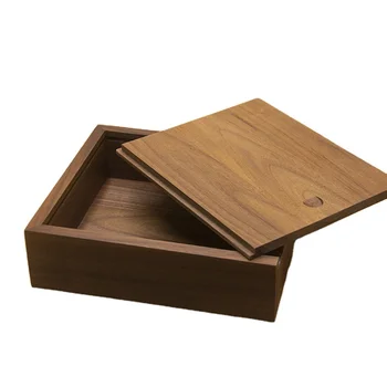 Gift Box Sliding Lid Pine Packaging Unfinished Wooden Cosmetic Custom ...