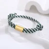Milan rope white green
