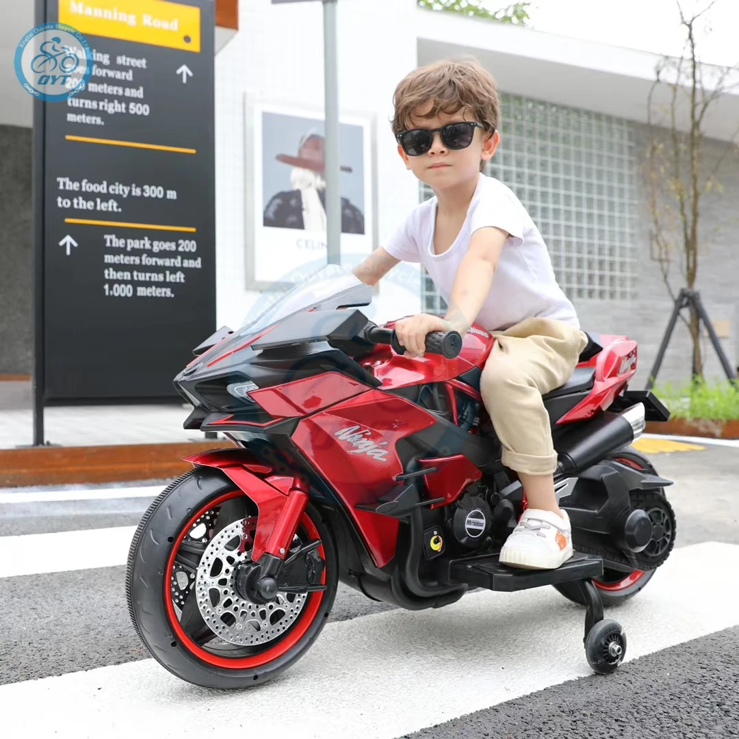 Rechargeable Motorcycle Wheels Race Ride on Car Children for Kids Big Size Two Battery Wooden Pedal Car Unisex Oyt-ride-on Car