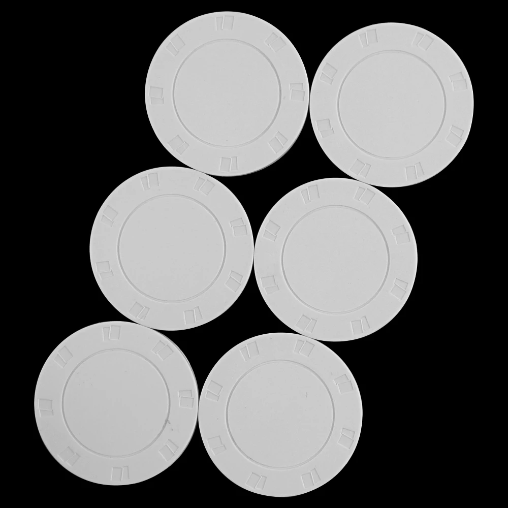 39mm White Blank Sublimation Poker Chips With Your Own Designs Buy