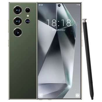S24 Ultra High Quality Dual SIM Android Gaming Smartphone 4G5G 16GB+1TB Storage 7.3inch HD Screen 100W Quick Charge Spanish