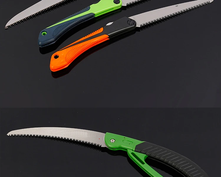 Manual Gardening Hand Tools , Hand Held Tree Saw Foldable With Fixed Blade