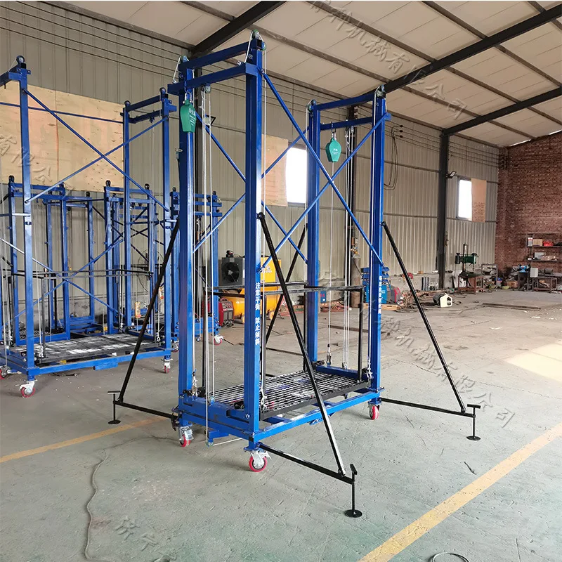 2-10m 300kg 500kg Mobile Electric Lifting Scaffold Tracked Boom Lift ...