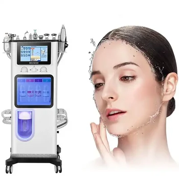 Portable Deep Cleaning Microdermabrasion Machine 14 In 1 Facial Hydra H2O2 Aqua Jet Peel Oxygen Hydro Skin Care Technology