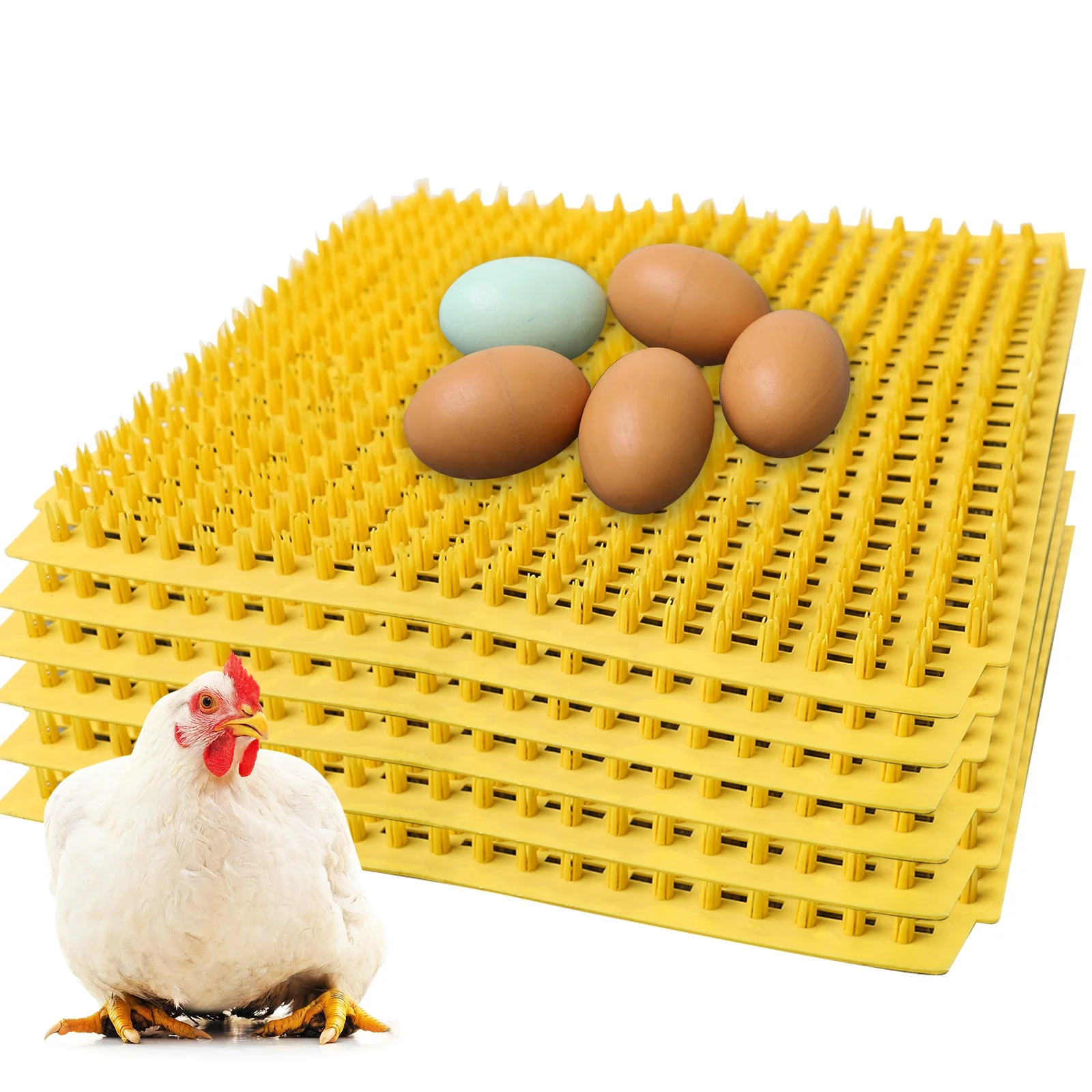 Poultry Nesting Box Pad Plastic Chicken Egg Nest Pad Mat Washable
