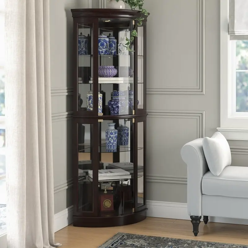 Lighted Corner Curio Wall Buy Antique Wall