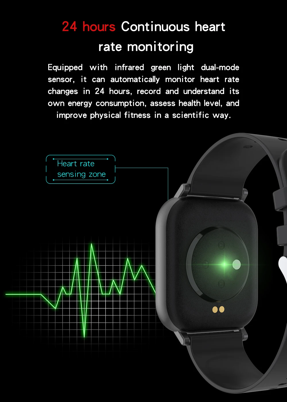 Новый смарт-браслет для измерения температуры, фитнес-трекер для измерения артериального давления, смарт-браслет для измерения температуры