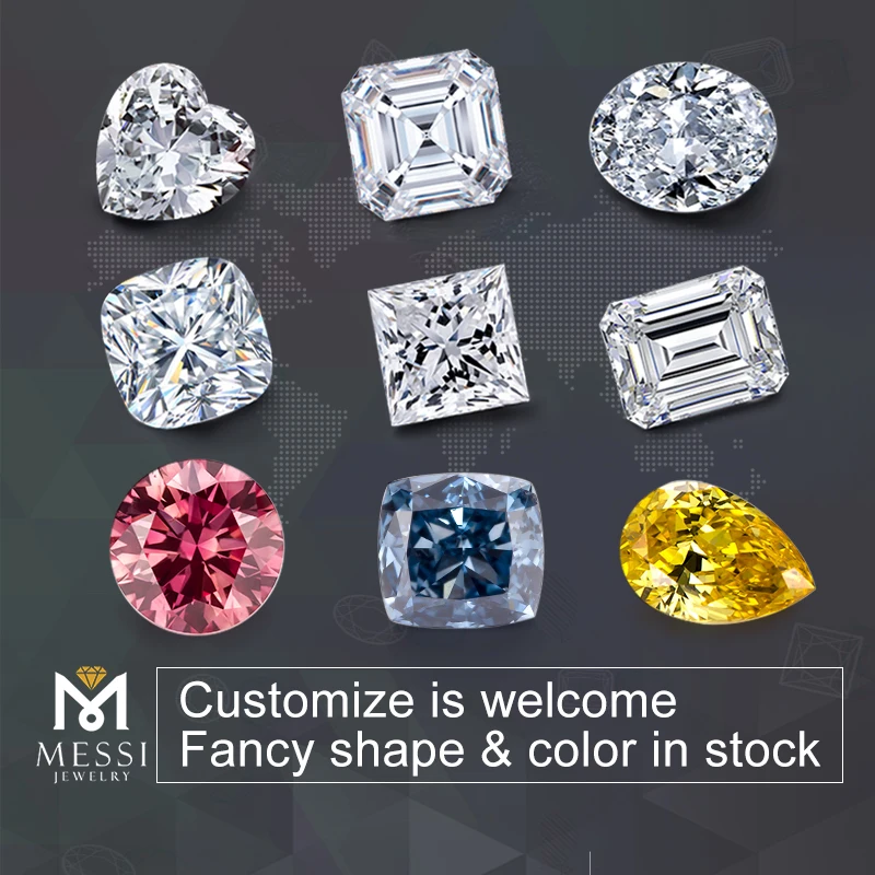Bluk Stock Lab Grown Diamond HPHT CVD Diamond Price Per Carat