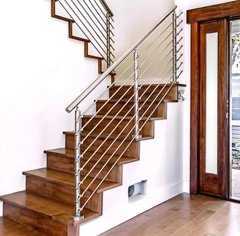 Stainless steel railing components Hot products Through the tube through the bar type railing handrail post