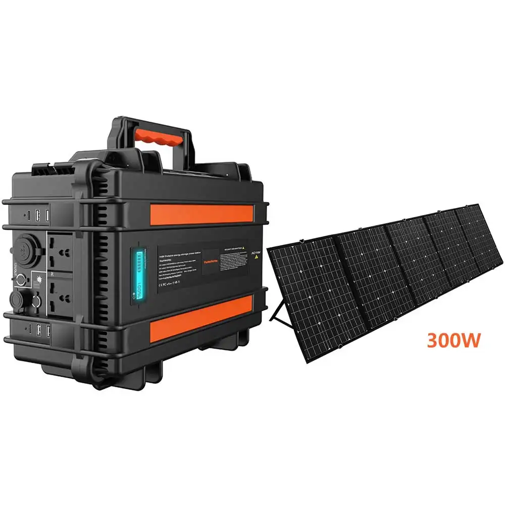 3000W Solar Generator Power Station With Solar Panel for Camping