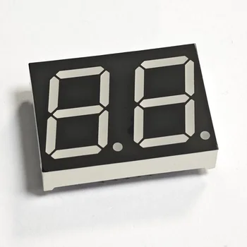7 Segment LED Display 0.8 Inch 2 Digit Red High Brightness Numeric Screen for Scoreboards Temperature Meters Control Panels Part